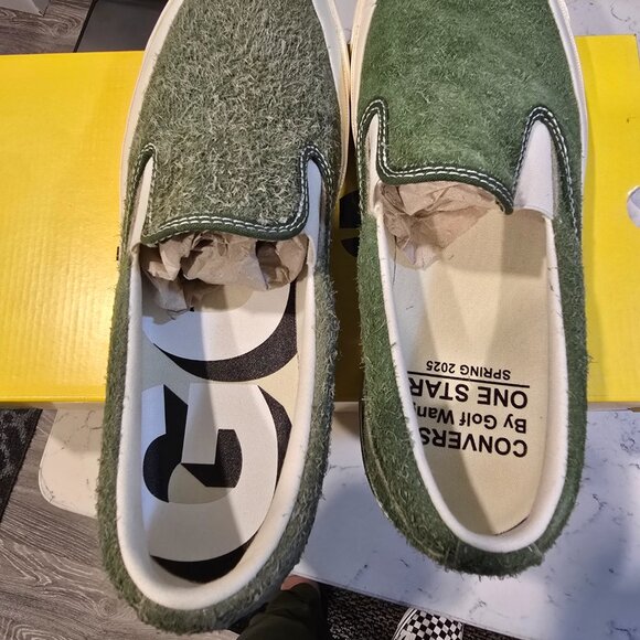 Converse X Golf Le Fluer One Star Cc Slip Pro Forest Elf/Brush/Egret Mens Sz 10 - Picture 12 of 14
